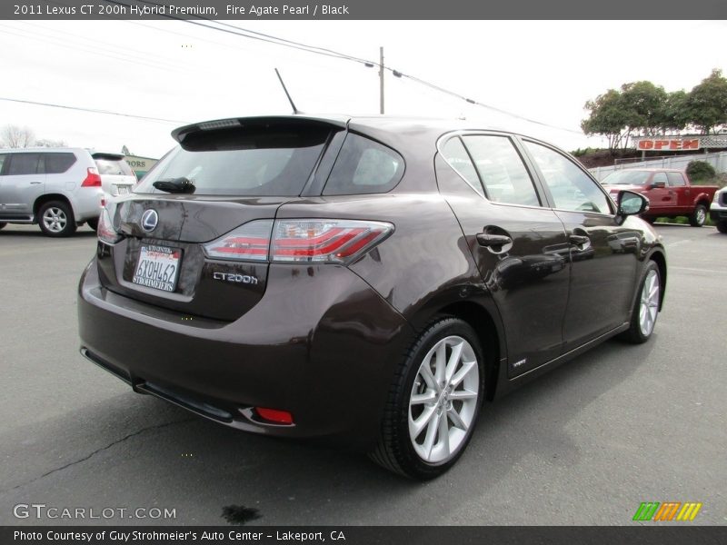 Fire Agate Pearl / Black 2011 Lexus CT 200h Hybrid Premium