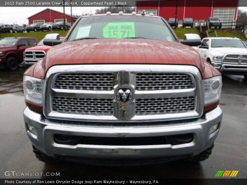 Copperhead Pearl / Black 2013 Ram 2500 Laramie Crew Cab 4x4