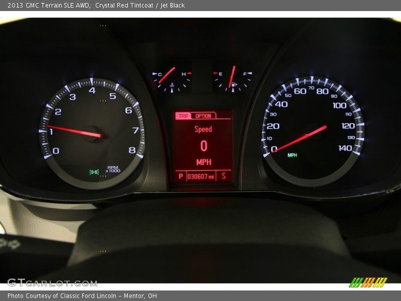 Crystal Red Tintcoat / Jet Black 2013 GMC Terrain SLE AWD