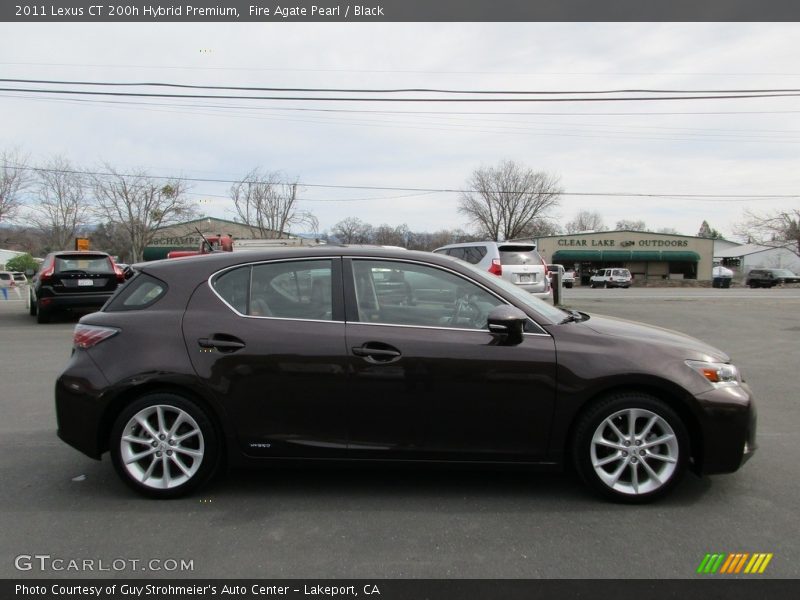 Fire Agate Pearl / Black 2011 Lexus CT 200h Hybrid Premium