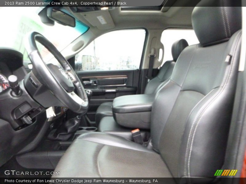 Copperhead Pearl / Black 2013 Ram 2500 Laramie Crew Cab 4x4