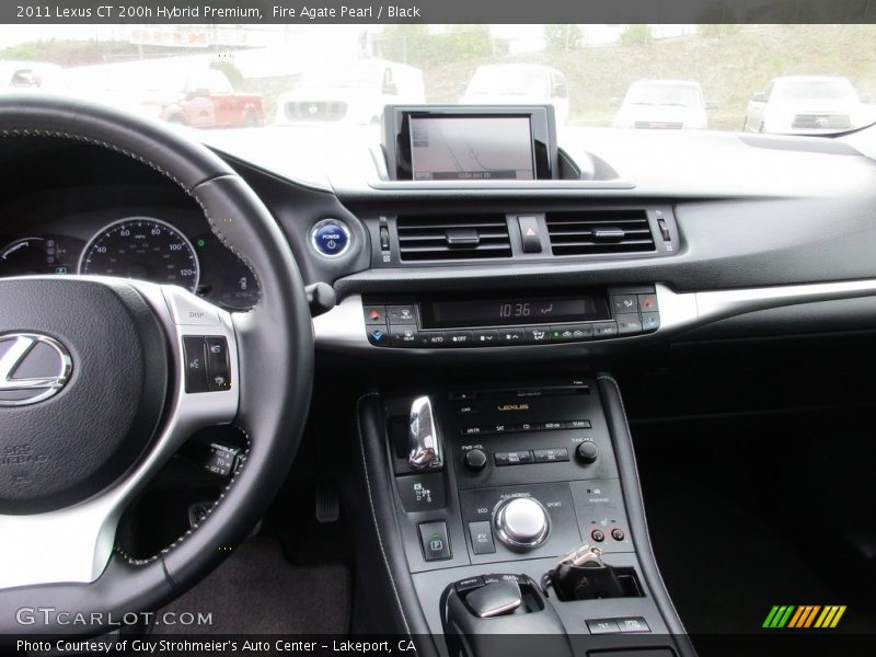 Fire Agate Pearl / Black 2011 Lexus CT 200h Hybrid Premium