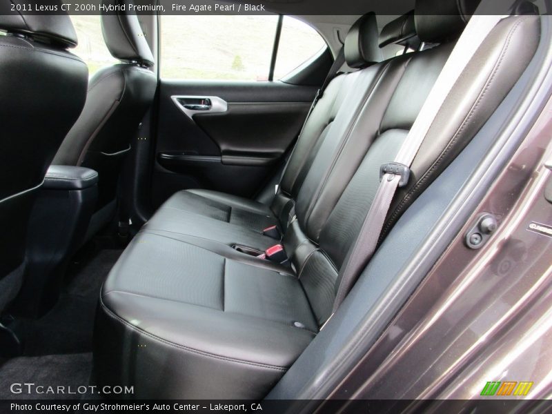 Fire Agate Pearl / Black 2011 Lexus CT 200h Hybrid Premium