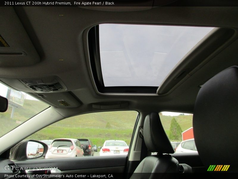 Fire Agate Pearl / Black 2011 Lexus CT 200h Hybrid Premium