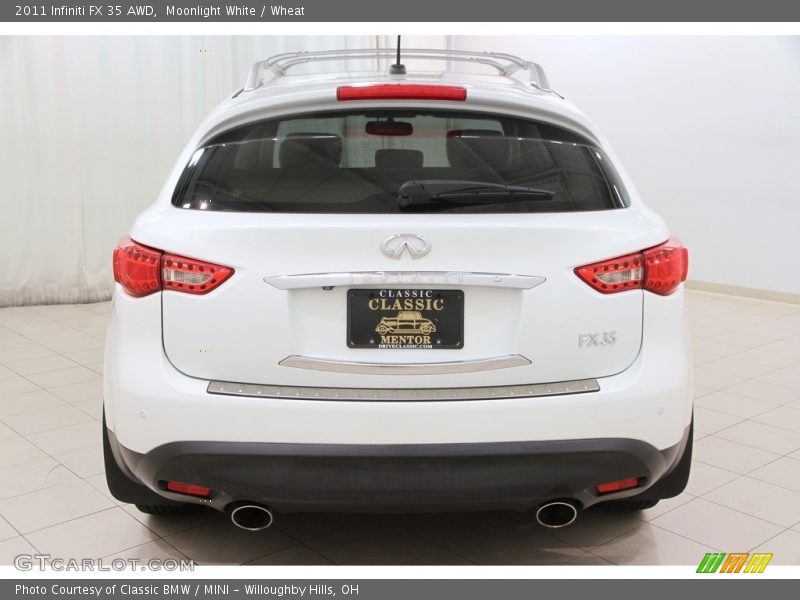 Moonlight White / Wheat 2011 Infiniti FX 35 AWD