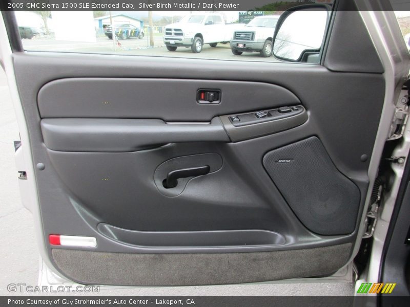 Silver Birch Metallic / Dark Pewter 2005 GMC Sierra 1500 SLE Extended Cab