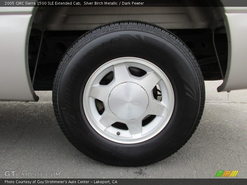 Silver Birch Metallic / Dark Pewter 2005 GMC Sierra 1500 SLE Extended Cab