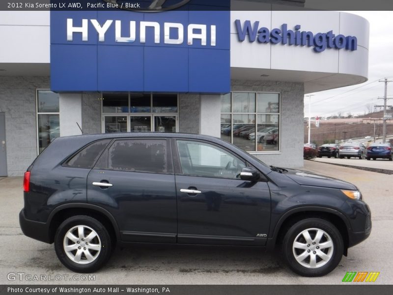 Pacific Blue / Black 2012 Kia Sorento LX AWD