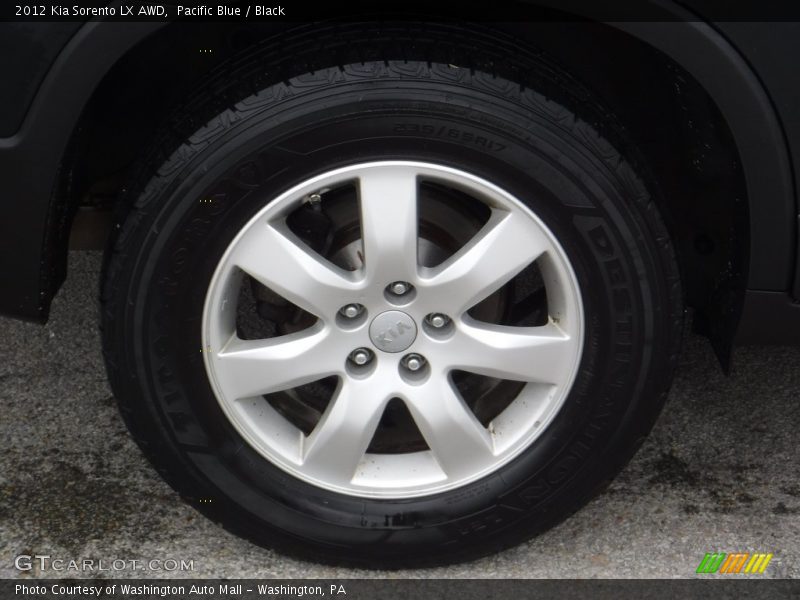 Pacific Blue / Black 2012 Kia Sorento LX AWD