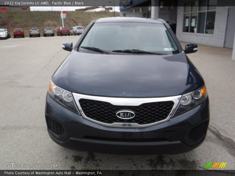 Pacific Blue / Black 2012 Kia Sorento LX AWD