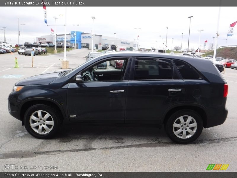 Pacific Blue / Black 2012 Kia Sorento LX AWD