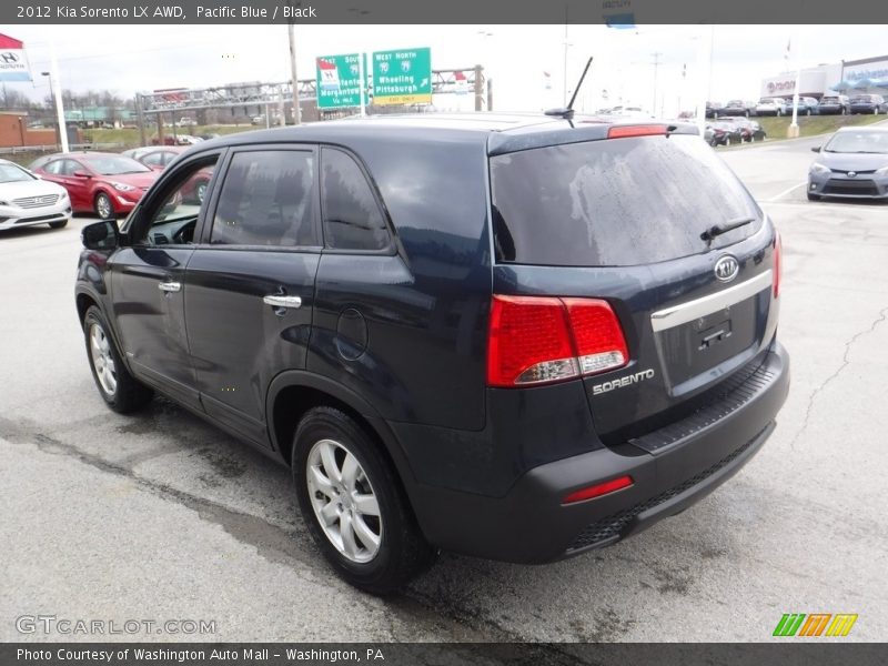 Pacific Blue / Black 2012 Kia Sorento LX AWD