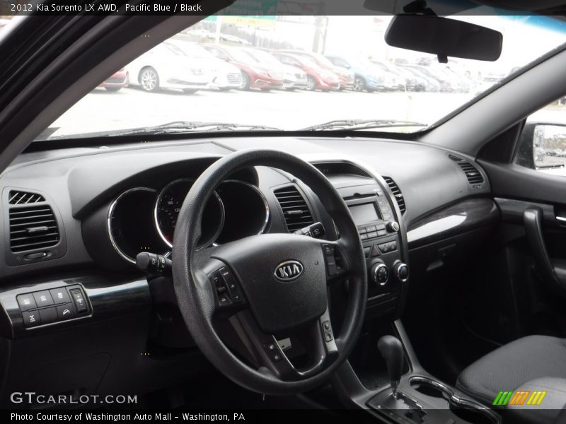 Pacific Blue / Black 2012 Kia Sorento LX AWD