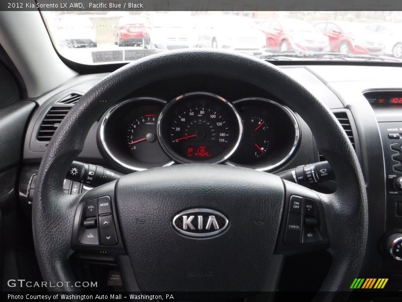 Pacific Blue / Black 2012 Kia Sorento LX AWD