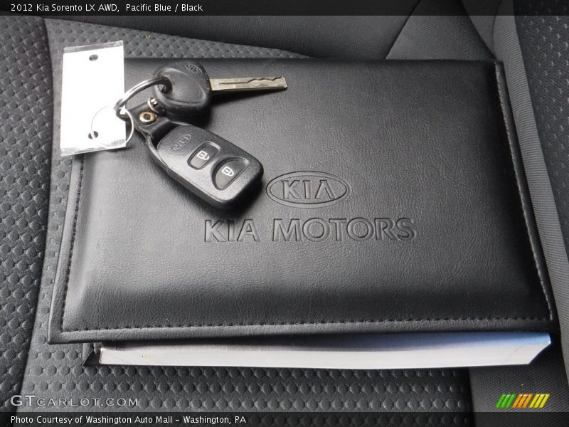 Pacific Blue / Black 2012 Kia Sorento LX AWD