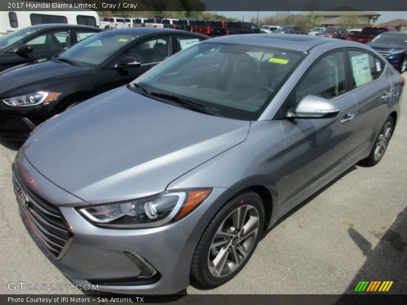 Gray / Gray 2017 Hyundai Elantra Limited