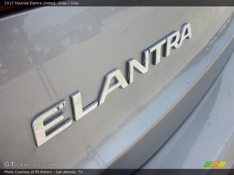 Gray / Gray 2017 Hyundai Elantra Limited