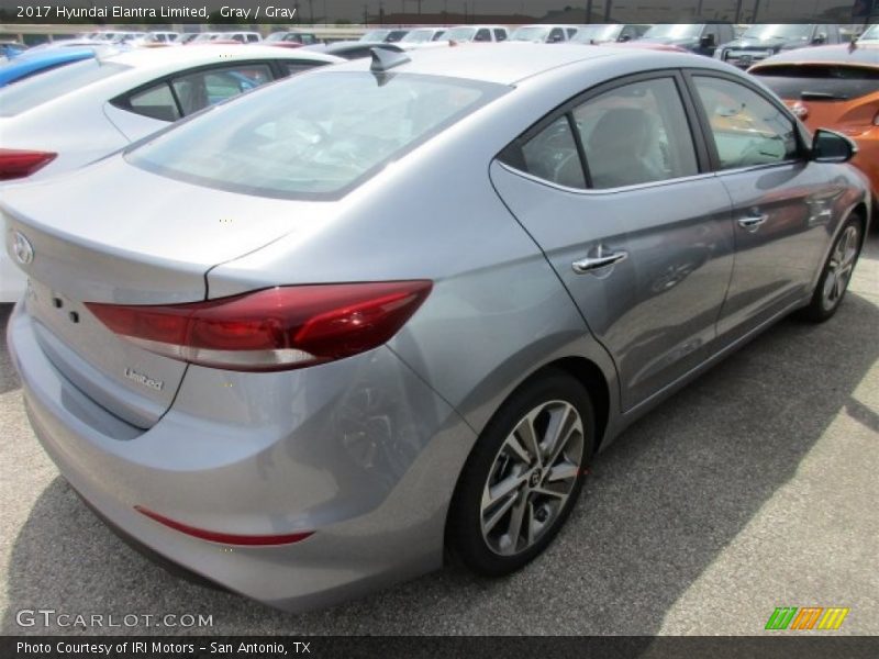 Gray / Gray 2017 Hyundai Elantra Limited