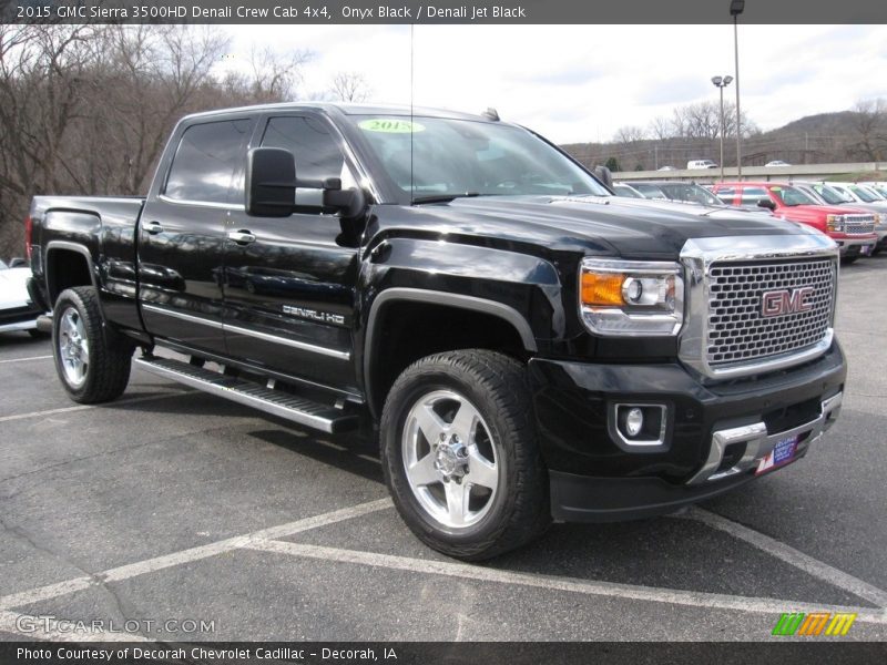 Onyx Black / Denali Jet Black 2015 GMC Sierra 3500HD Denali Crew Cab 4x4