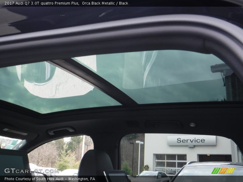 Orca Black Metallic / Black 2017 Audi Q7 3.0T quattro Premium Plus