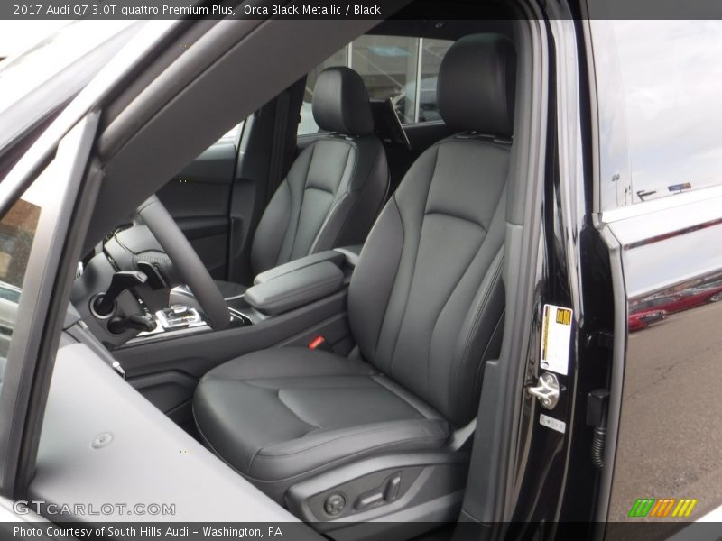 Orca Black Metallic / Black 2017 Audi Q7 3.0T quattro Premium Plus