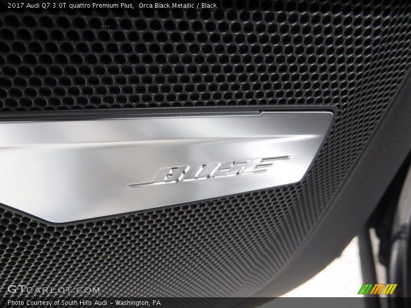 Orca Black Metallic / Black 2017 Audi Q7 3.0T quattro Premium Plus