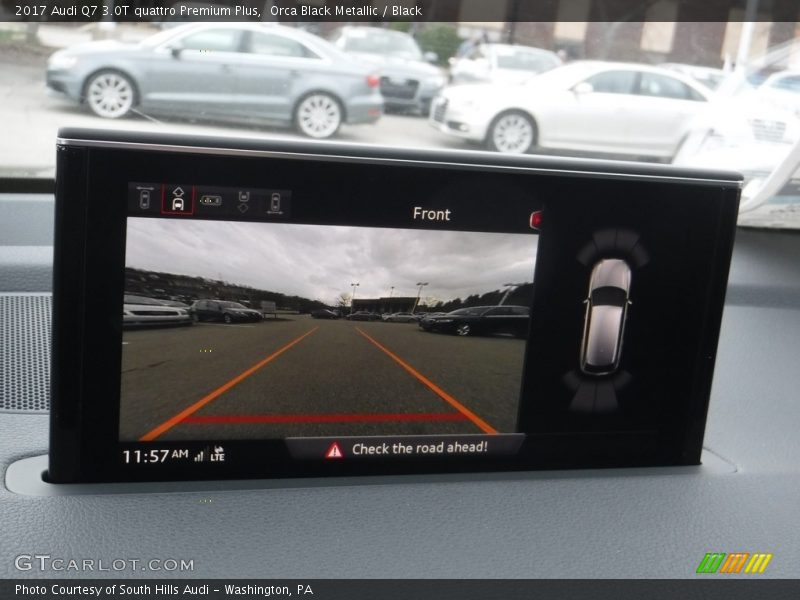 Orca Black Metallic / Black 2017 Audi Q7 3.0T quattro Premium Plus