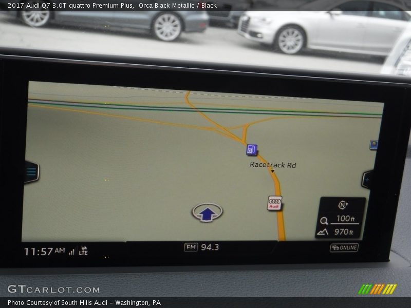 Orca Black Metallic / Black 2017 Audi Q7 3.0T quattro Premium Plus