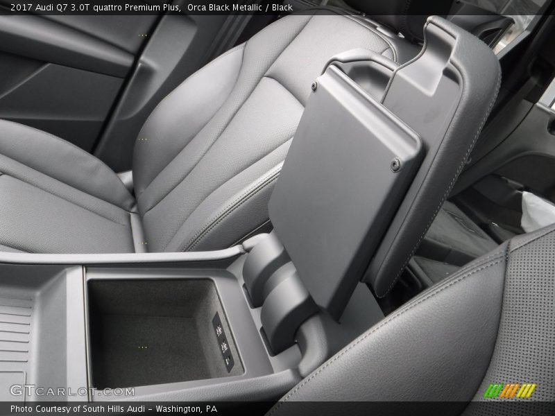 Orca Black Metallic / Black 2017 Audi Q7 3.0T quattro Premium Plus