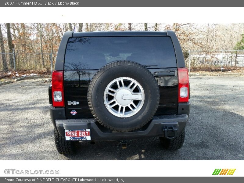 Black / Ebony Black 2007 Hummer H3 X