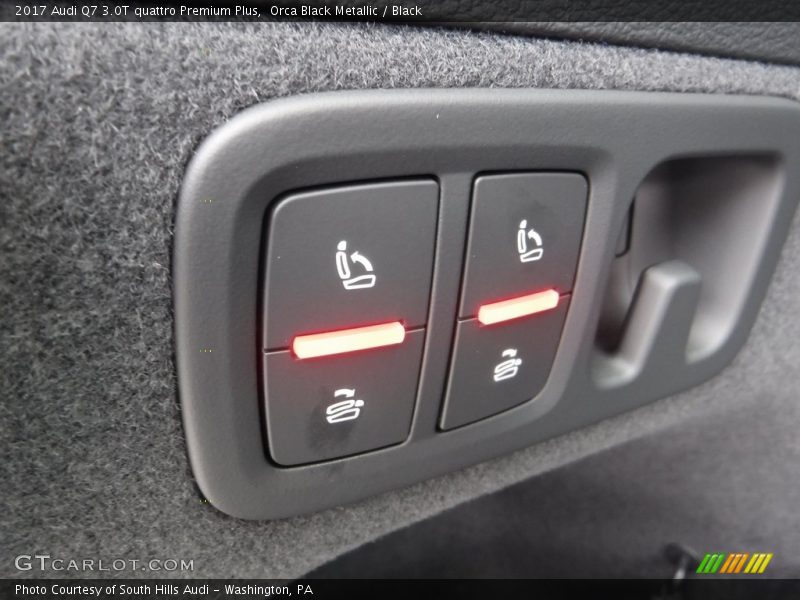 Orca Black Metallic / Black 2017 Audi Q7 3.0T quattro Premium Plus