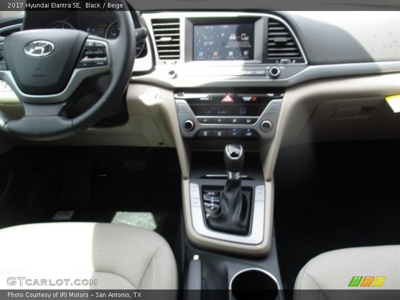 Black / Beige 2017 Hyundai Elantra SE
