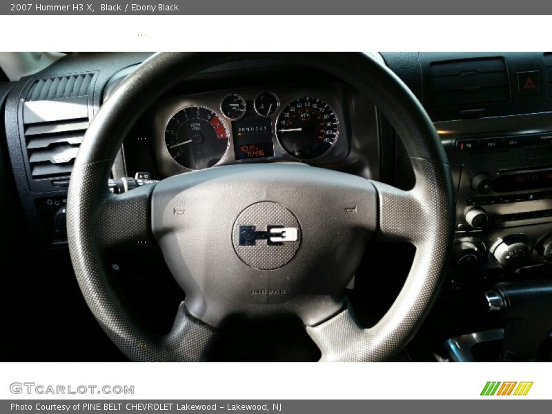 Black / Ebony Black 2007 Hummer H3 X