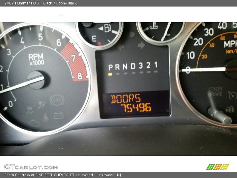 Black / Ebony Black 2007 Hummer H3 X