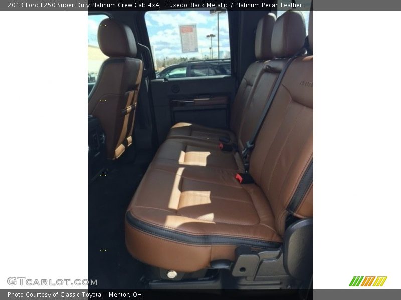 Tuxedo Black Metallic / Platinum Pecan Leather 2013 Ford F250 Super Duty Platinum Crew Cab 4x4