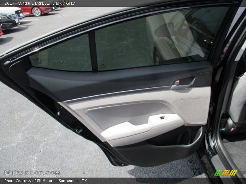 Black / Gray 2017 Hyundai Elantra SE