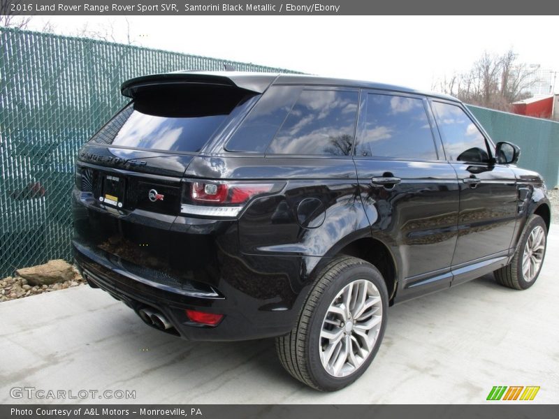 Santorini Black Metallic / Ebony/Ebony 2016 Land Rover Range Rover Sport SVR