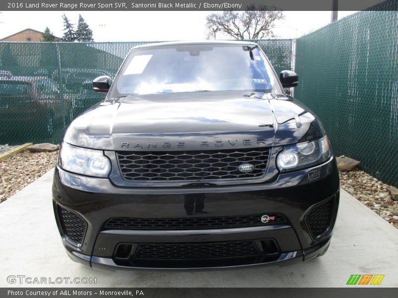 Santorini Black Metallic / Ebony/Ebony 2016 Land Rover Range Rover Sport SVR