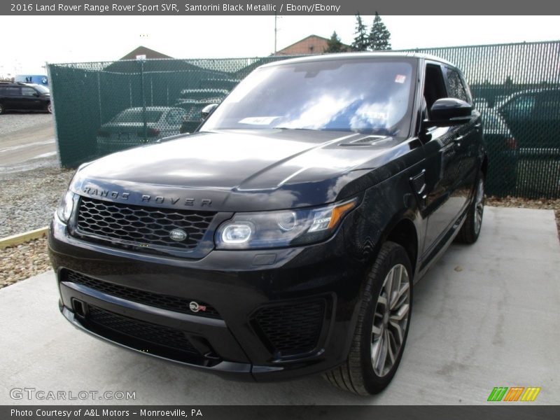 Santorini Black Metallic / Ebony/Ebony 2016 Land Rover Range Rover Sport SVR