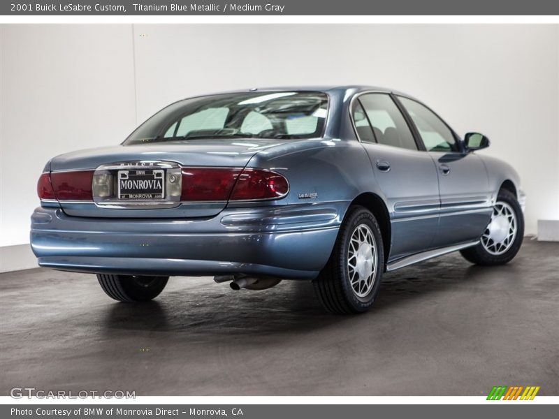 Titanium Blue Metallic / Medium Gray 2001 Buick LeSabre Custom