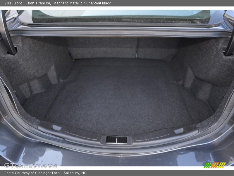 Magnetic Metallic / Charcoal Black 2015 Ford Fusion Titanium