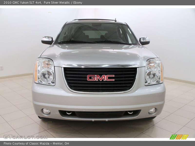 Pure Silver Metallic / Ebony 2010 GMC Yukon SLT 4x4