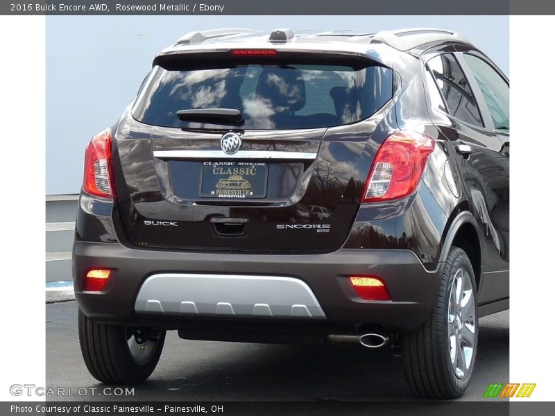 Rosewood Metallic / Ebony 2016 Buick Encore AWD