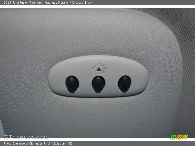 Magnetic Metallic / Charcoal Black 2015 Ford Fusion Titanium