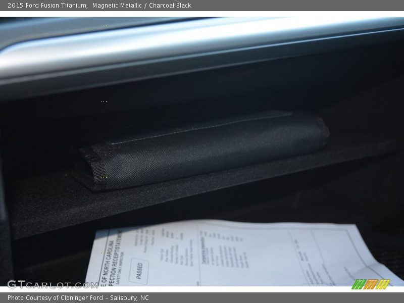 Magnetic Metallic / Charcoal Black 2015 Ford Fusion Titanium