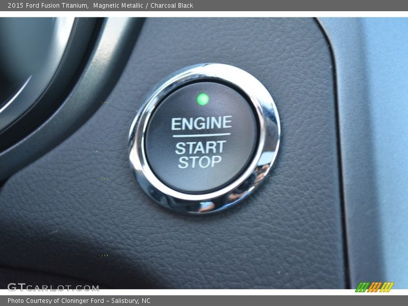 Magnetic Metallic / Charcoal Black 2015 Ford Fusion Titanium