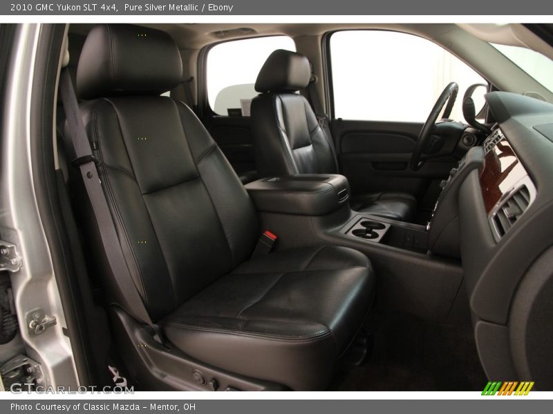 Pure Silver Metallic / Ebony 2010 GMC Yukon SLT 4x4