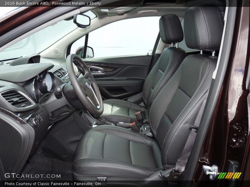 Front Seat of 2016 Encore AWD