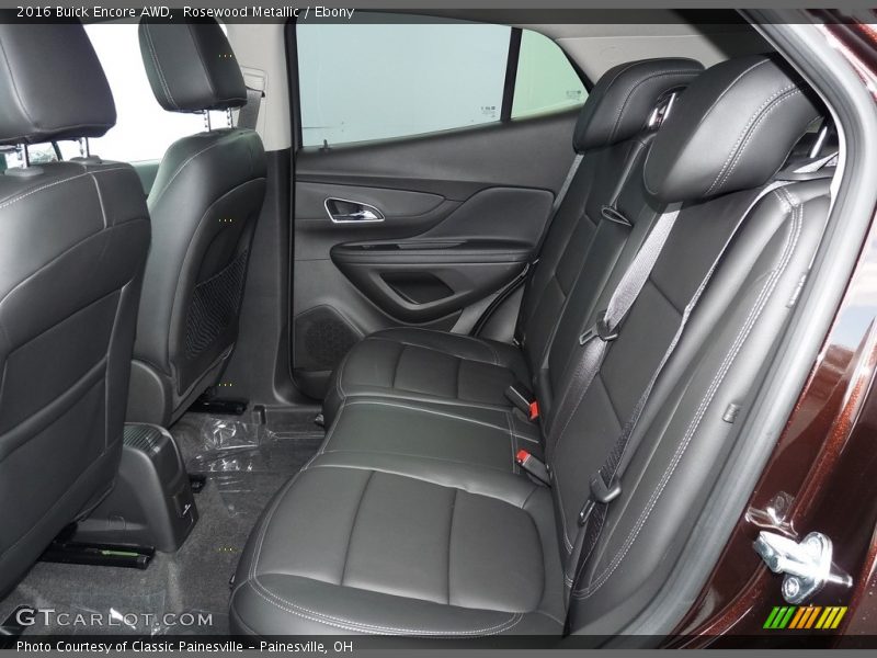 Rear Seat of 2016 Encore AWD