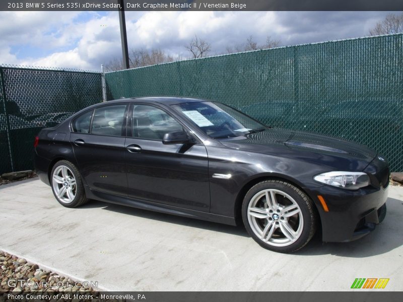 Dark Graphite Metallic II / Venetian Beige 2013 BMW 5 Series 535i xDrive Sedan